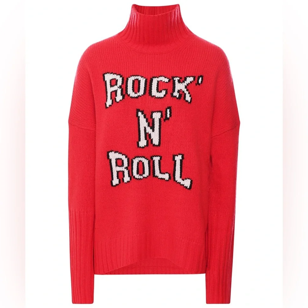 Zadig & Voltaire Alma Rock N Roll Merino Wool Jumper - Picture 2 of 6